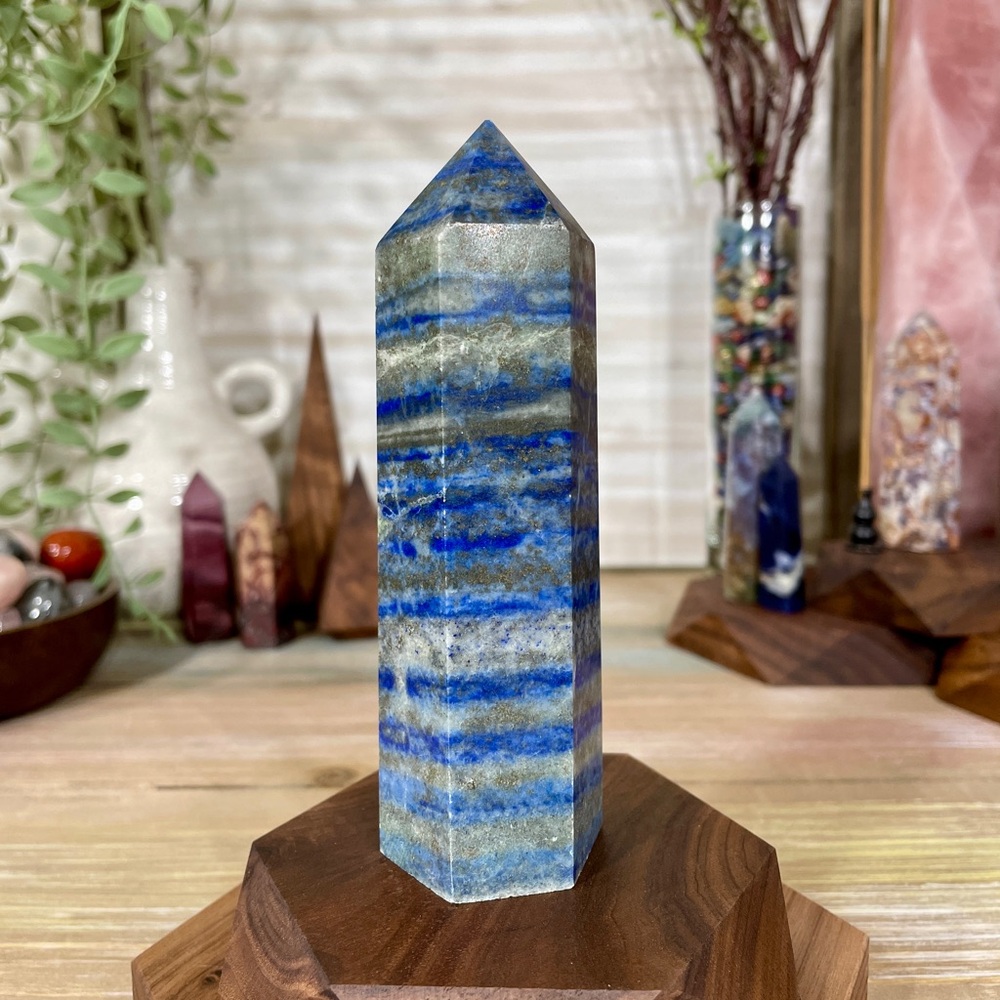 0558 Lapis Lazuli Crystal Tower